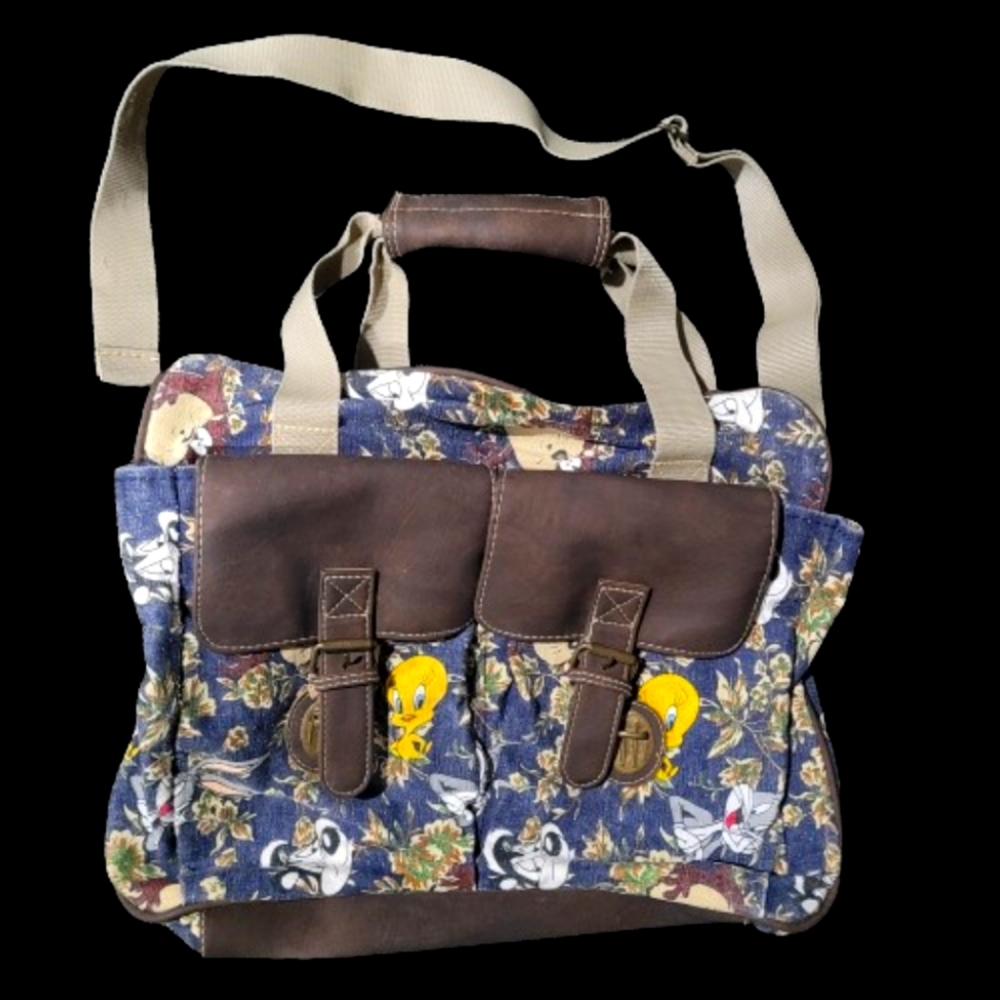 Vintage 90s Looney Tunes bag Y2k Fun Boho